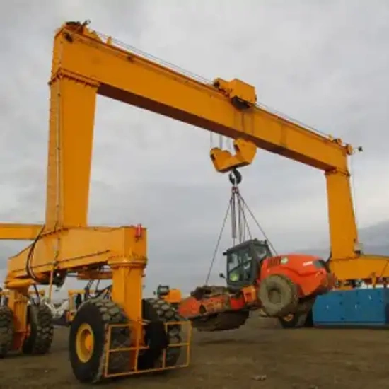 Single Girder Rubber Tyre Crane